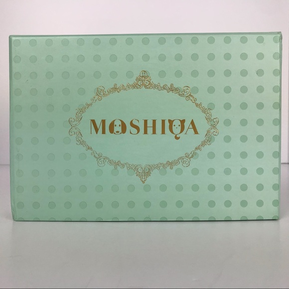 MOSHIQA Beige Leather Silver Chain Dog Collar M Frenchie Luxury Designer Pet Y2K - Picture 13 of 16